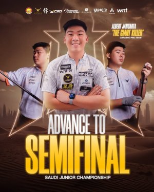 Langkah Menuju Final: Albert Januarta Melaju ke Semifinal Saudi Junior Championship 2025 dengan Performa Gemilang