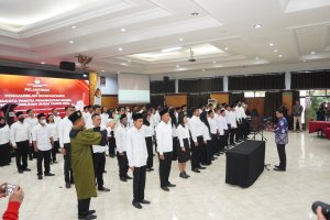 Sejumlah 72 Anggota PPS Pemilu 2024, Dilantik KPU Kota Batu