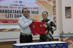 Kawal Pemilu 2024, IJTI Resmi Teken MoU dengan KPU RI