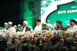 Ribuan Jamaah Banjiri Batu Damai bersholawat 6