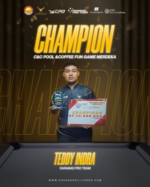 Back-to-Back Champion! Teddy Indra Pranata Rebut Dua Gelar Juara Beruntun