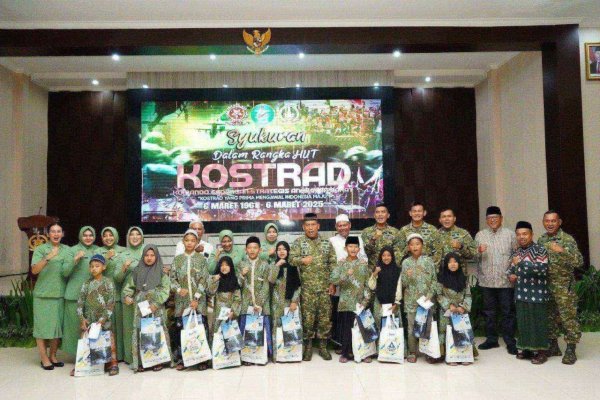Rayakan HUT Ke-64 Kostrad Dengan Syukuran Sederhana Dan Penuh Makna