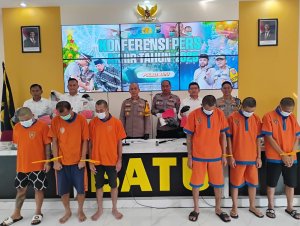 Capaian Hasil Operasi Kepolisian, Polres Batu Gelar Rilis Akhir Tahun 2025 Melalui Konferensi Pers