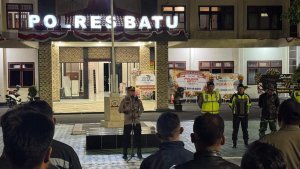 Polres Batu Gelar Patroli Skala Besar, Jaga Stabilitas Keamanan dan Kenyamanan Masyarakat