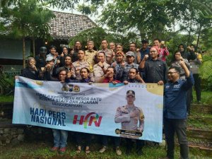 Peringati HPN 9 Februari 2023, AKBP Oskar Ajak Pokja Jurnalis Polres Batu Jaga Kondusifitas