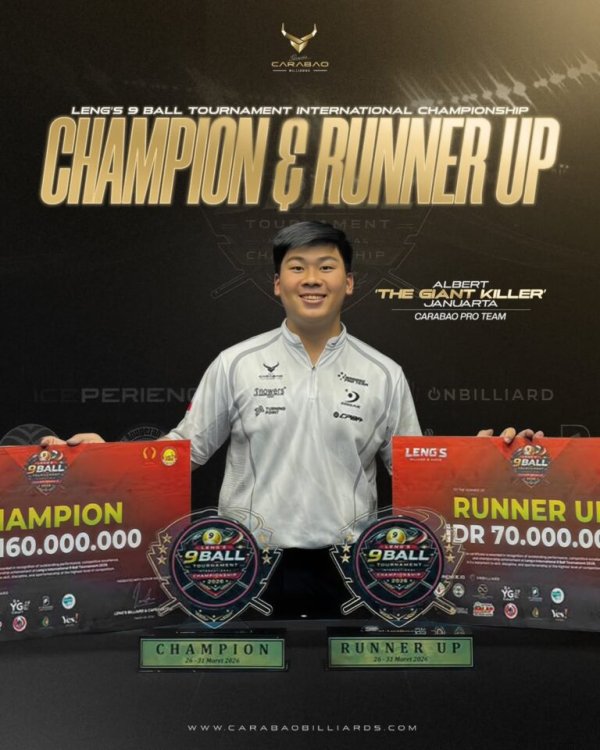 Albert Januarta Borong Dua Gelar di Leng’s International Championship 2026
