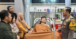Biaya Pengobatan dan Operasi Korban Penembakan Penjual Bakso Ditanggung Kapolres Batu