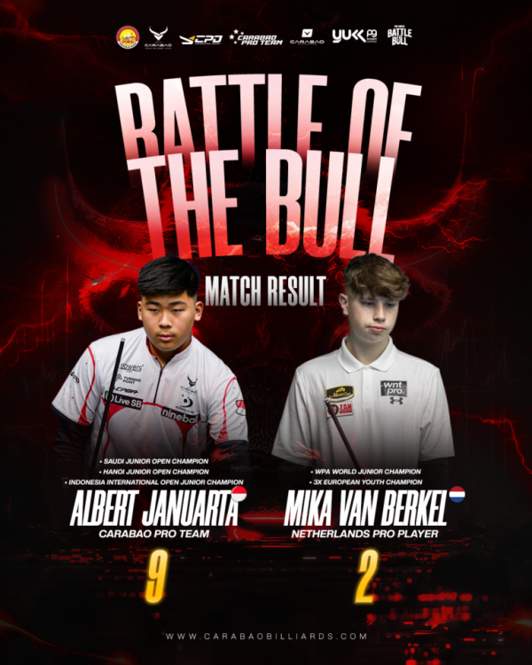 Buat Indonesia Bangga! Albert Januarta Tumbangkan Juara Dunia Junior di Battle of The Bull 2025