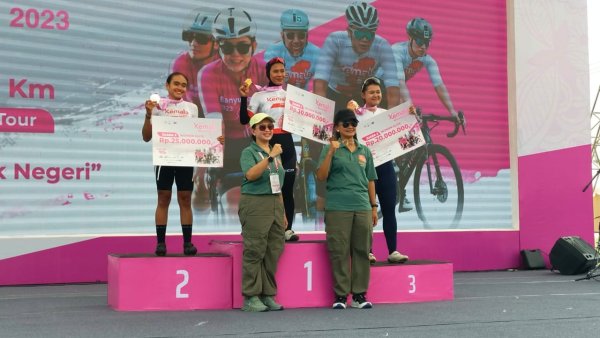 Polresta Malang Kota Sabet 2 Medali, Pada Perhelatan Tour of Kemala 2nd Series Banyuwangi