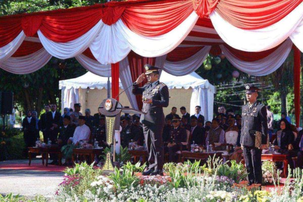 Polres Batu Gelar Upacara Puncak Peringatan Hari Bhayangkara ke-79, dengan Semangat Kebersamaan