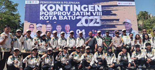 289 Atlet Dilepas Pj Wali Kota Batu