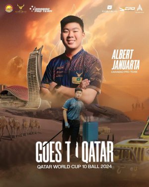 Albert Akan Bertanding Di Ajang Bergengsi Qatar World Cup 10-Ball 2024