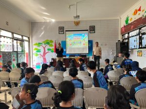 Edukasi Lawan Narkoba, Satresnarkoba Polres Batu Gelar Binluh ‘Kenali Bahaya Sejak Dini’ di SDN 2 Bumiaji