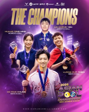 Persaingan Sengit Berakhir, Asian Pool Championship 2026 Resmi Miliki Para Juara Baru