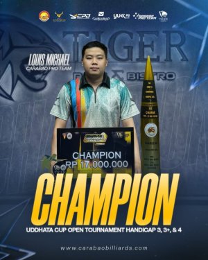 Tampil Dominan, Louis Michael Sabet Gelar Juara UDDHATA Cup Open Tournament