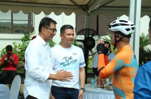 Pj Wali Kota Malang Sambut Ribuan Peserta Tour de Panderman