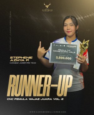 Stephenie Azmya P. Raih Runner-Up Di Cnc Pemula Wajae Juara Vol. 2