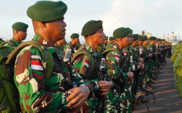Usai Penugasan di Papua Prajurit Satgas Yonif 501 Kembali Kepangkuan Keluarga Tercinta