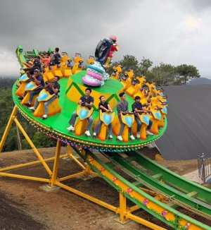 Moment Libur Nasional 3.500 Wisatawan Padati Mikutopia, Sensasi Wahana Baru Mega Disco Pacu Adrenalin jadi Jujugan Pengunjung