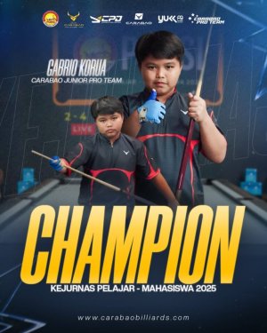 Gabrio Korua Boyong Gelar Juara, Buktikan Mental Juara Sejak Dini