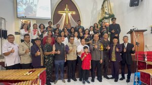 Jamin Keamanan Nataru, Wakapolres Batu, Kompol Danang Bersama Forkopimda Tinjau Gereja dan Pospam