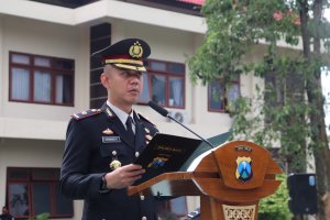 Wakapolres Batu, Kompol Danang Yudanto Pimpin Upacara Hari Pahlawan, Tekankan Semangat Perjuangan di Era Modern