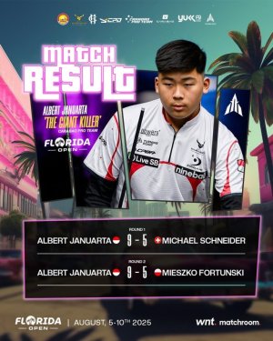 Performa Solid Albert Januarta Capai TOP 64 Florida Open 2025