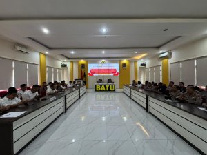 Bentuk Wujud Kesiapan dan Pemantapan Strategi, Polres Batu Gelar Latihan Pra Ops Pekat Semeru 2026